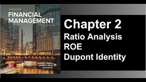 chapter 2 Evaluating financial performance - Financial ratio analysis