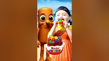 Squid Game vs Tung Tung Tung Sahur AI Edible Slime ASMR #squidgame2 #ai #asmr #sahur