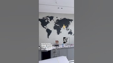 Metal laser cutting world map #map #metal #gold #cnc #interiordesign #lasercutting #art #surat