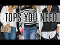 7 Tops Every Woman NEEDS  in Her Closet | Closet Essentials for Women Over 40