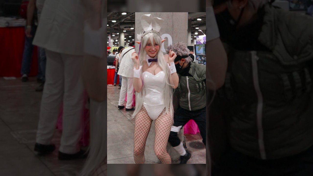 Emilia gets the secret finger attack ☠️ #anime #cosplay #rezero