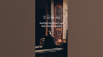 سورة البلد الآيات{١-٤}#quran #المصحف #اكسبلور #دويتو #لايك #shortvideo #islamicholiday #راحة_نفسية