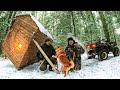 Snowmobile Camper with Off Grid Heater  5