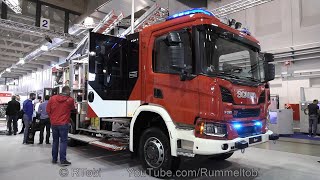 Ziegler demo fire engine - exterior & interior - Scania P320 - Florian Fire Expo 10.2020 [GER]