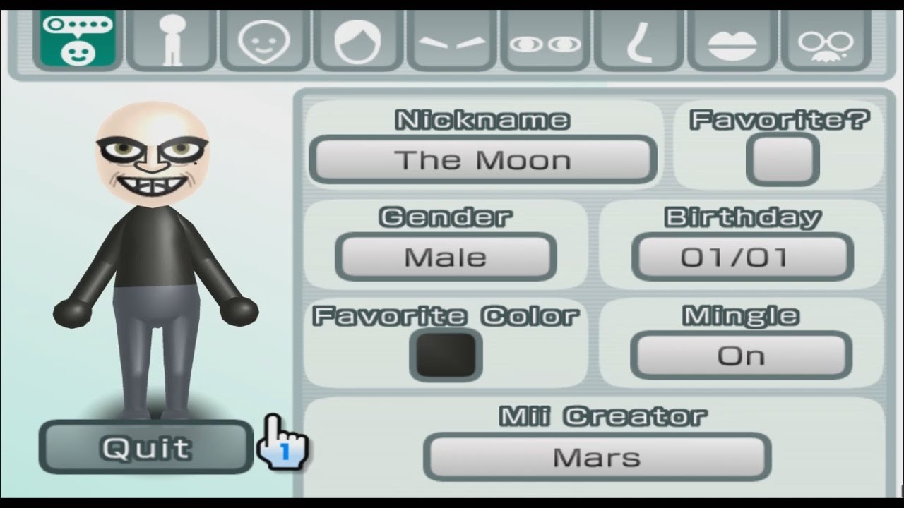 The Moon - Legend of Zelda - Mii 1464 - YouTube