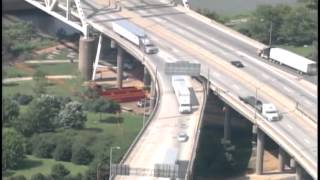 I-65, Kennedy Bridge construction under way