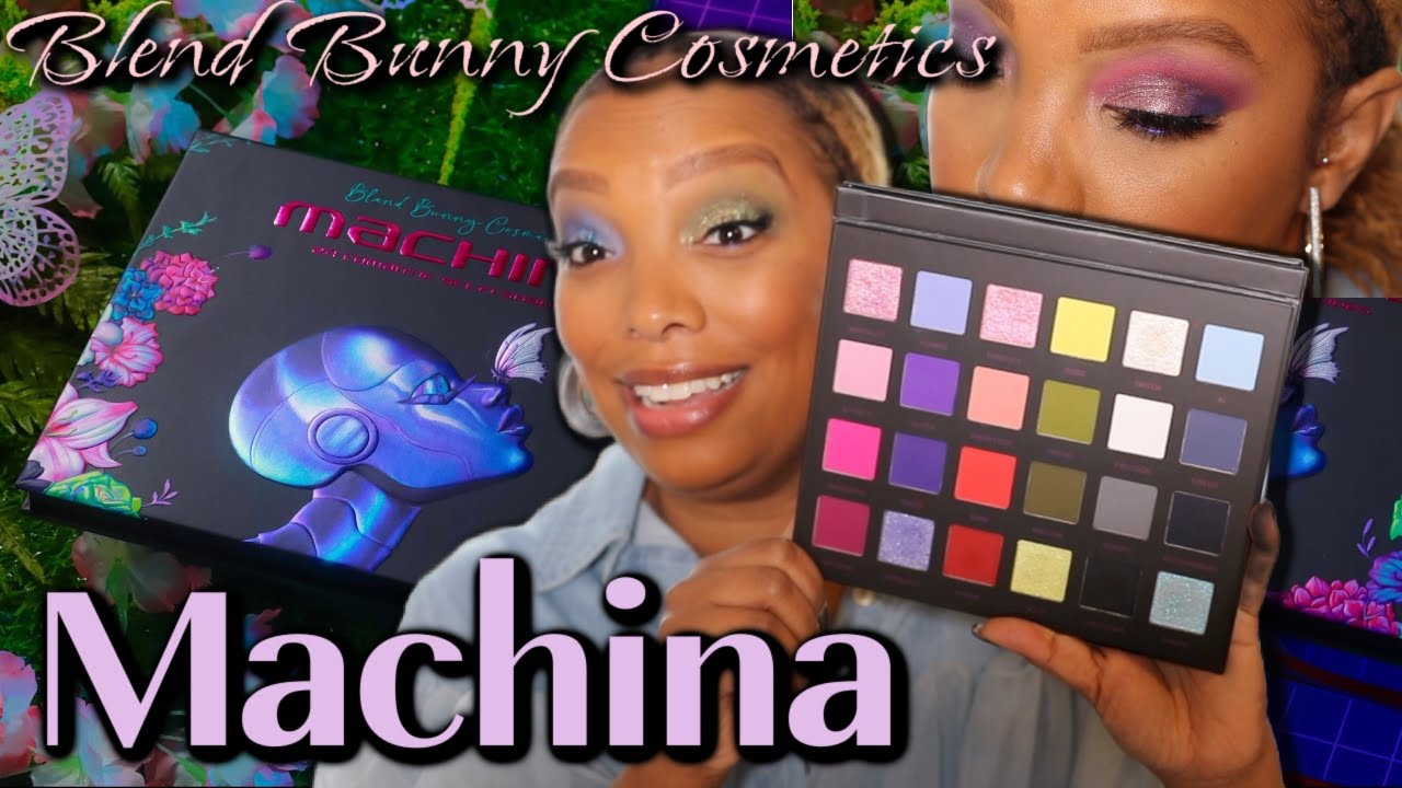 Blend Bunny Cosmetics Machina | Four Looks! - YouTube