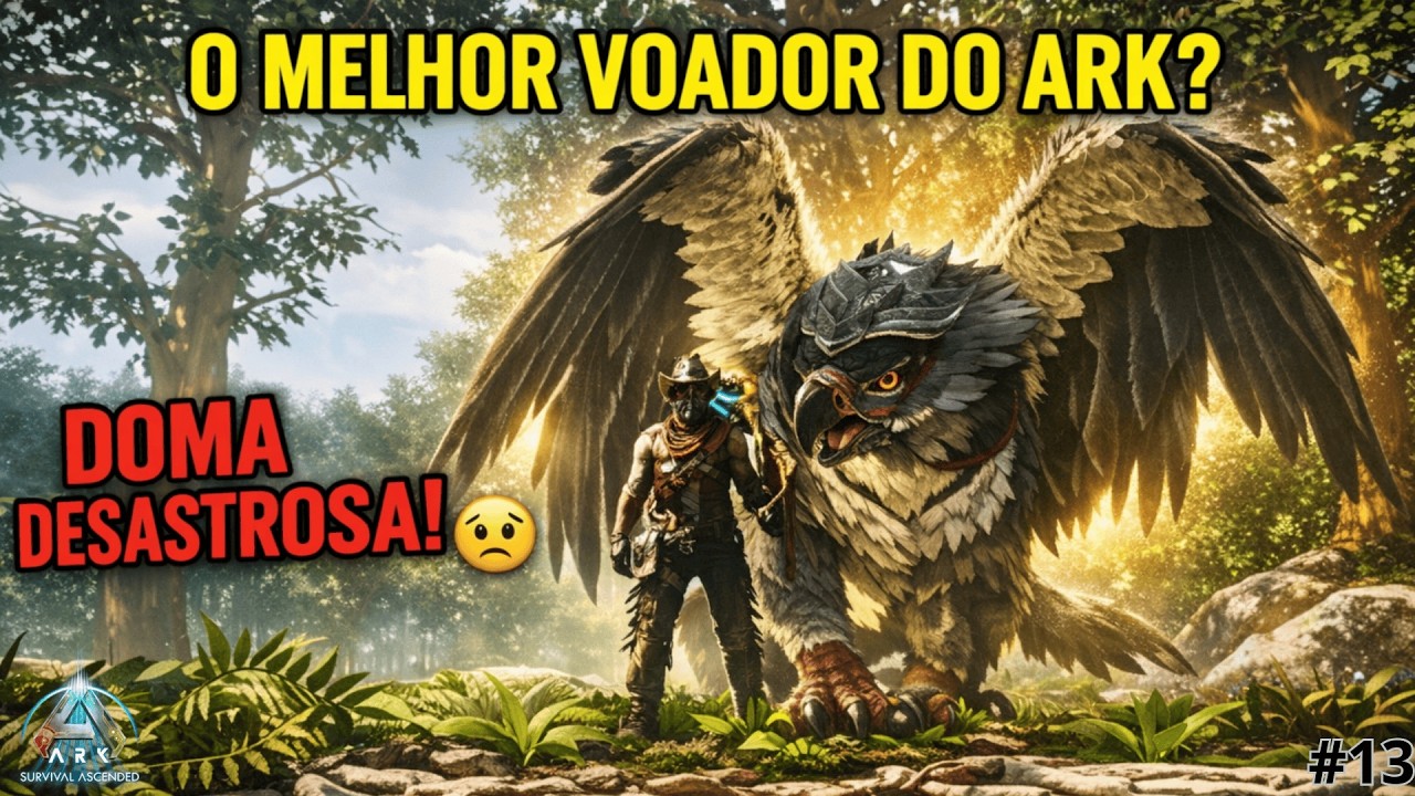 O MELHOR VOADOR DO ARK? GRIFO COMUM VS ÁRTICO: A DOMA DESASTROSA! - ARK ASCENDED #12+1🐈‍⬛