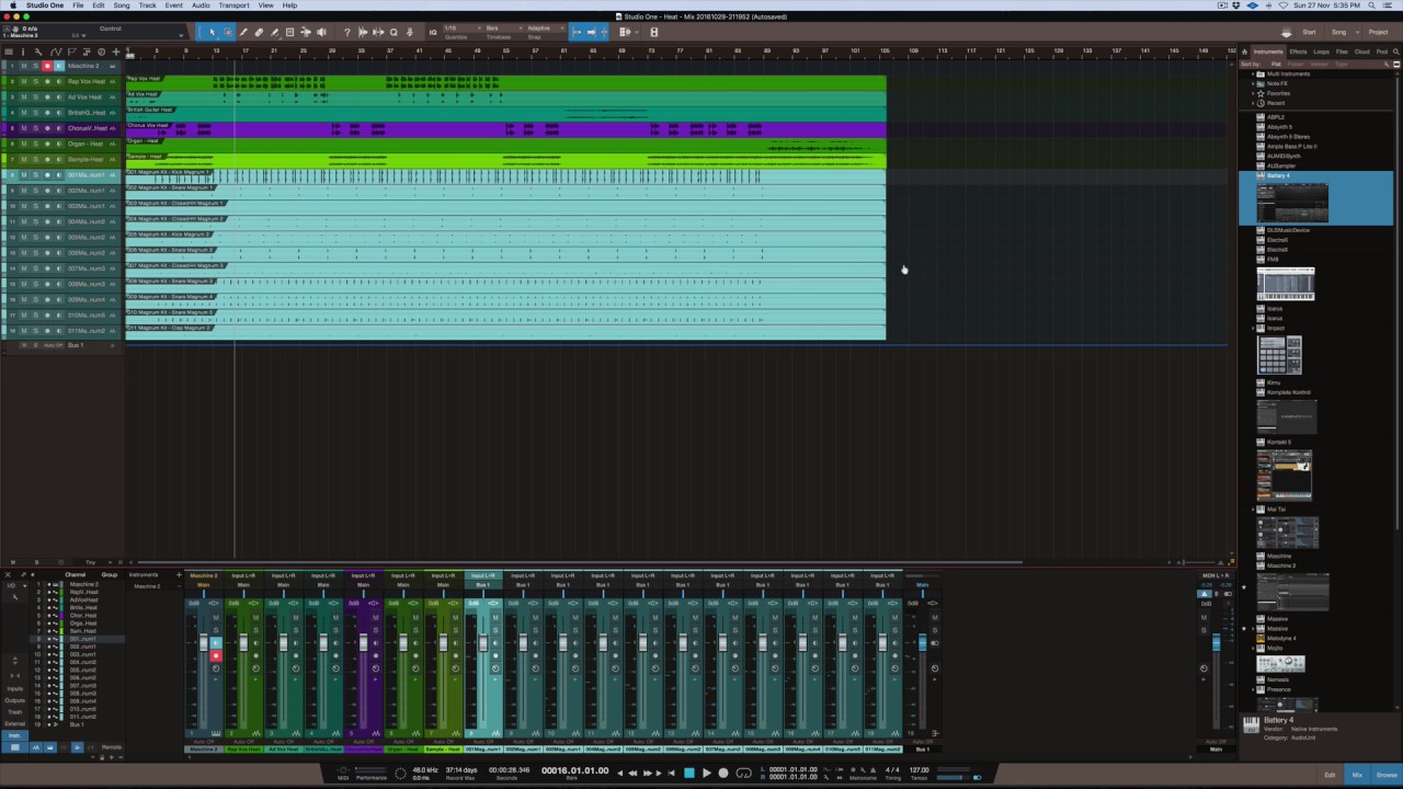 Studio One 3 Export Stems From Maschine 2 Into SOne3 YouTube