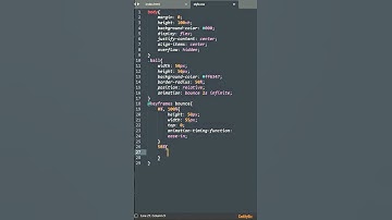 Bouncing ball | HTML & CSS
