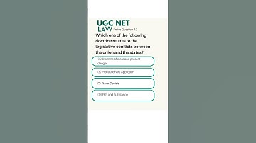 UGC NET law series question 12//Constitutional Law pyq #ugcexam #ugcnetexam #ugcnetlaw #constitution