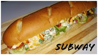 Veg Subway Recipe | Corn and Peas Subway Sandwich | Foodscape screenshot 3