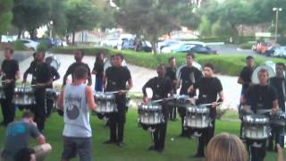 Blue Devils 2012 Drumline - drum feature in the lot Riverside, CA #3