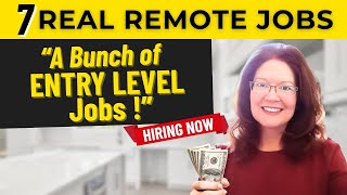 7 Real Remote Jobs Hiring Now: Entry Level, Intake/Scheduling, HR & More