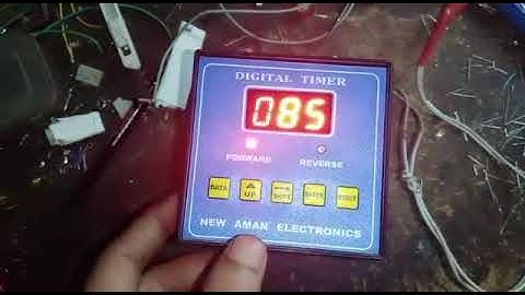 Digital Timer Forward  Reverse