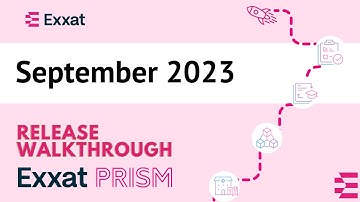 Exxat Prism September 2023 Release Items