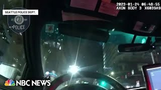 Bodycam records officer laughing about police crash that killed pedestrian