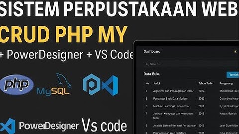 Aplikasi CRUD Buku & Pengarang | PHP MySQL (Tugas Basis Data)