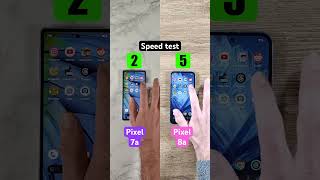 Google Pixel 7a vs Pixel 8a speed test!