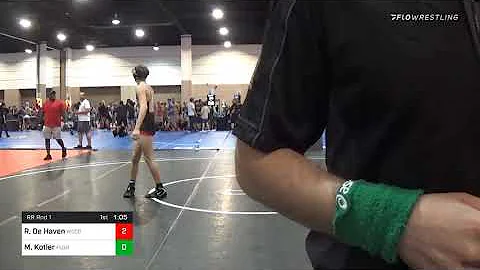 152 Lbs Prelims - Robert De Haven, Woodward Academ...