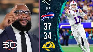 Josh Allen is HIM! - ESPN high praise to Bills after clutch overtime victory over Rams; 37-34