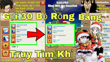 Ngọc Rồng Online - Ước 30 Bộ Ngọc Rồng Băng Gọi Truy Tìm Đệ Skill Khỉ | NRO Băng