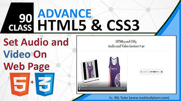 Detailed Tutorial on How to add Audio and Video Player Controls in HTML5 - HTML Video Autoplay