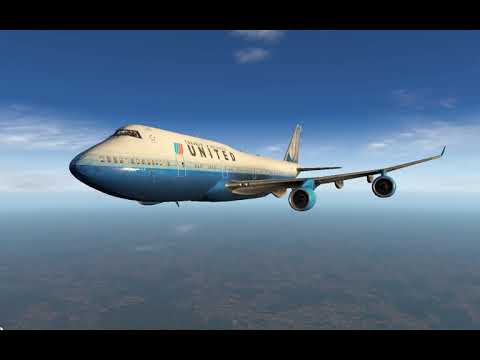 Boeing 747-800: Авиакатастрофа с поломкой всех двигателей/ Crash of all engines