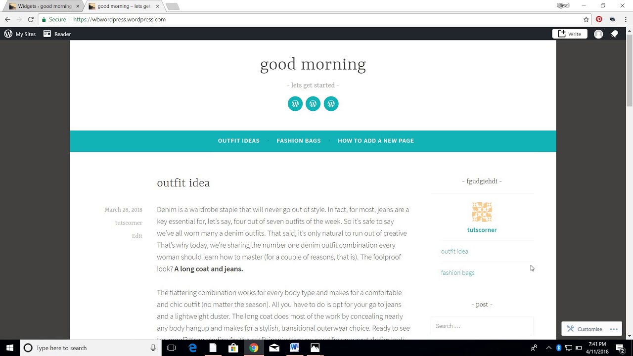 How to Add and Use Widgets in WordPress - YouTube