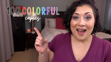 100 Colorful Empties 2024 | Update #1!!