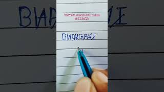 Bhargavi Name Logomark For Viewers Demand logodesign namelogodesign shortsonyoutube logomark