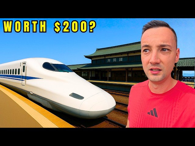 Travel vlog - $200 Japanese 1st Class Train Tokyo To Hiroshima 🇯🇵
