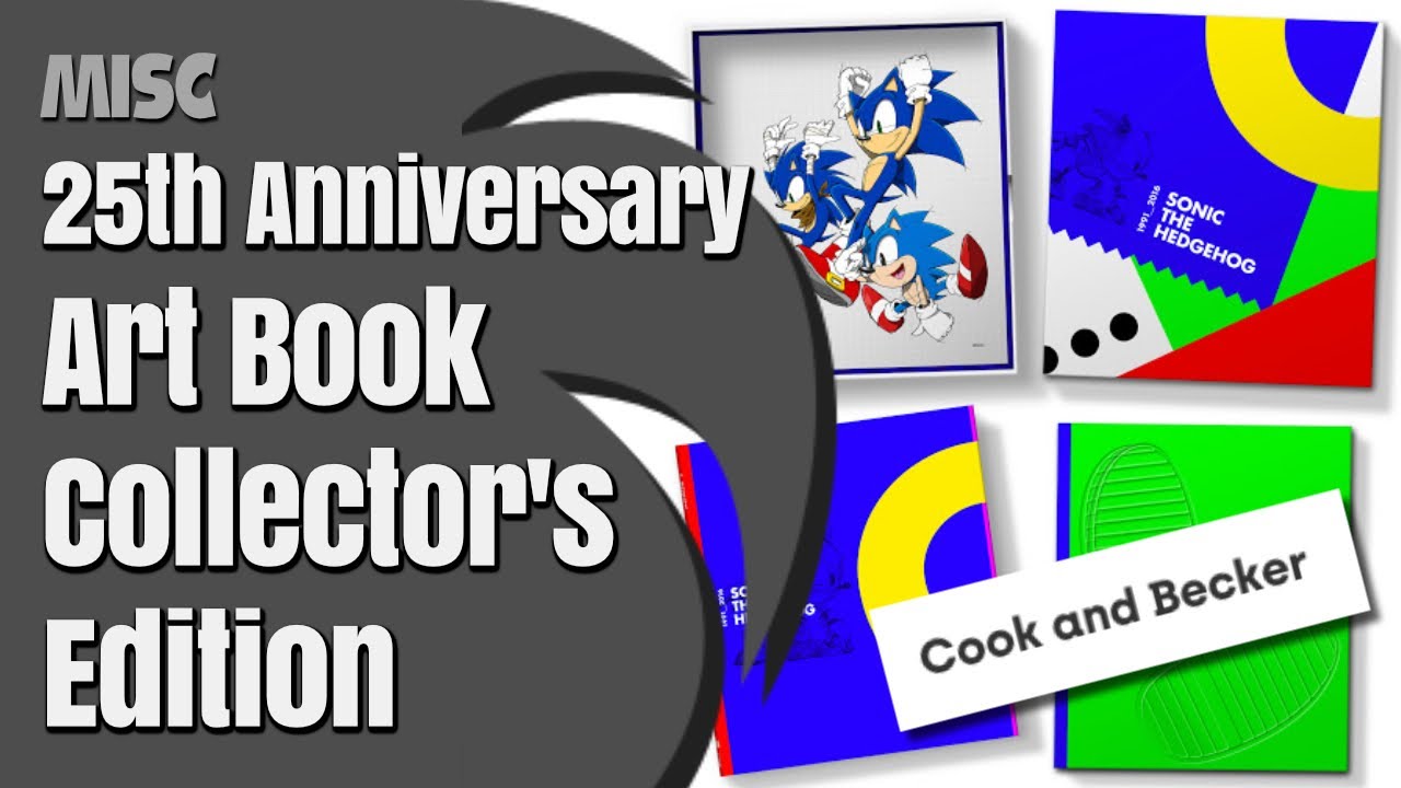 Sonic The Hedgehog 25Th Anniversary Art Book - Collector's Edition ...