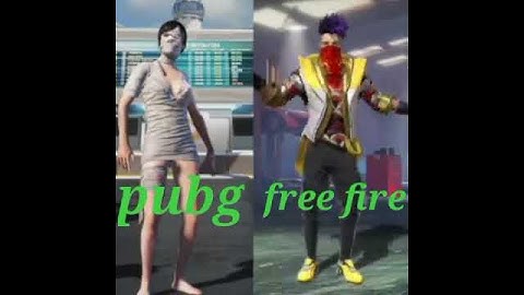 #PUBG VS #FREE FIRE  EMOTES  BATTLE// BEST OF 2022🔥#SHORTS