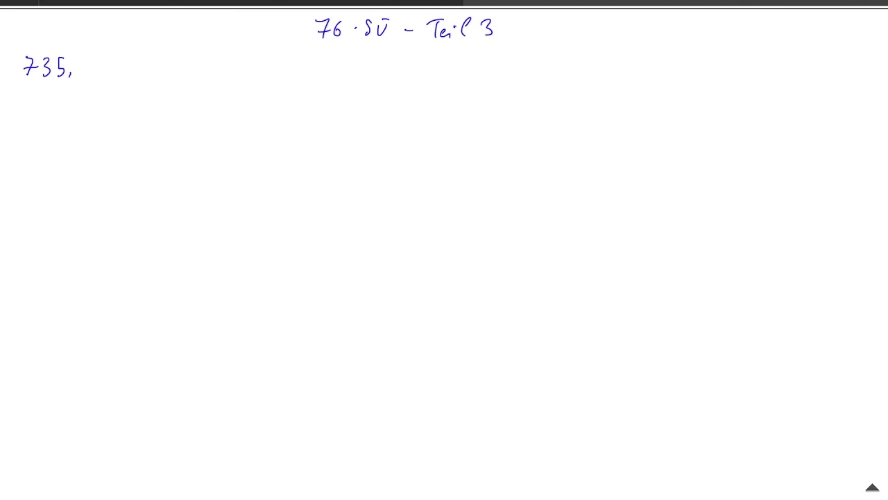 Erweiterung der Differentialrechnung VERITAS 7 Bsp 735, 736