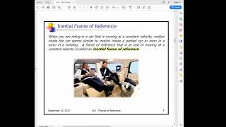 SPH4U1 PP3 Frames of Reference