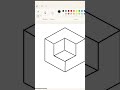 3d design in ms paint paint drawing 3D model ms paint paint #education #computereducation #computers