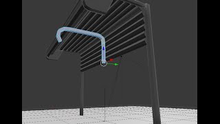 Roller Shutters rigged animated free 3D model