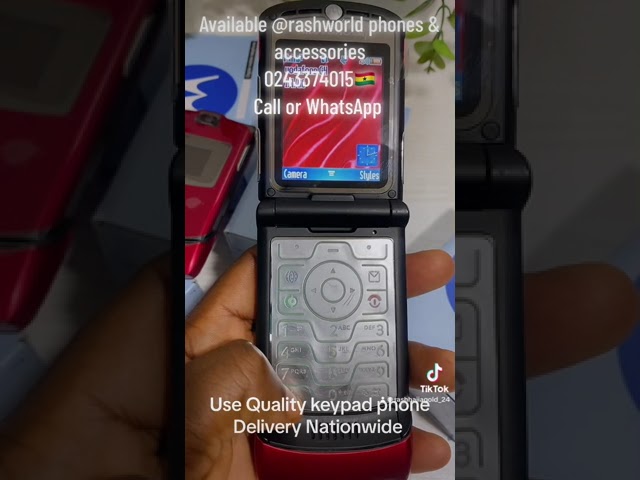 New Motorola RAZR V3 Red