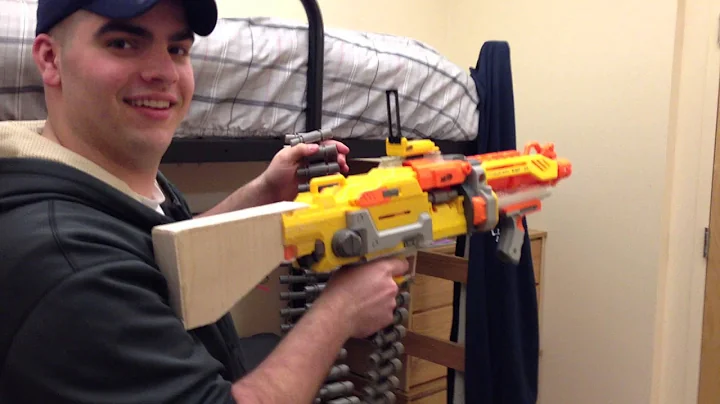 JSI Nerf Modding: Maxing out a vulcan motor on the Vulcan M60 WIP