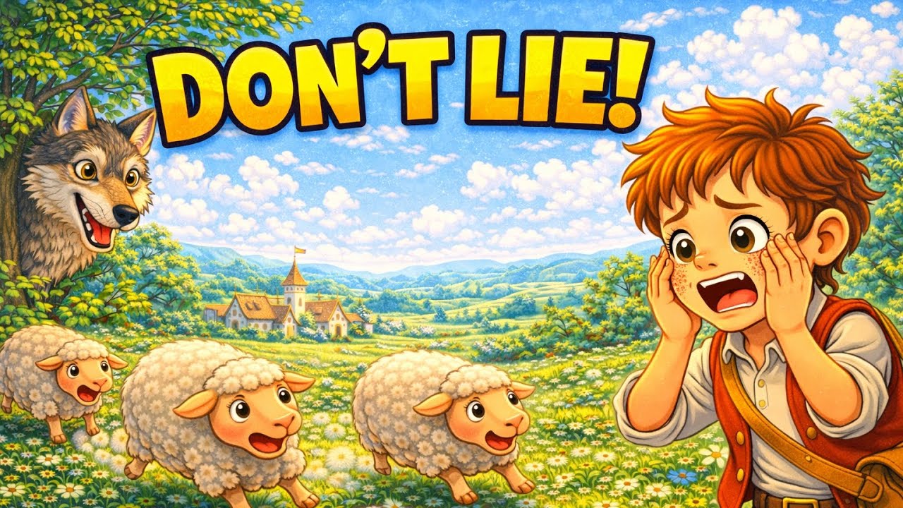 The Boy Who Cried Wolf | Moral Story for Kids 