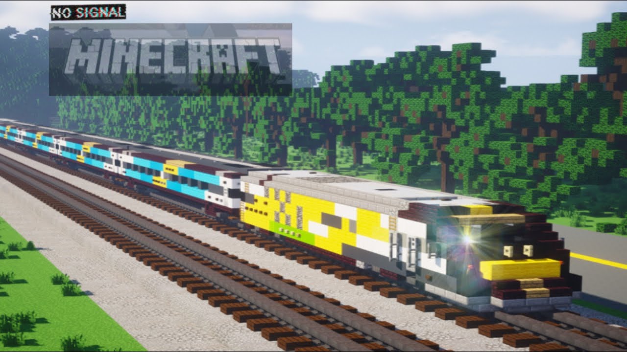 Comment faire un train fonctionnelle sur minecraft #tuto - YouTube