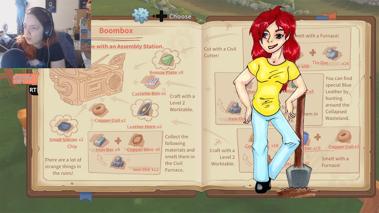 My Time at Portia Part 13 Boombox Build YouTube