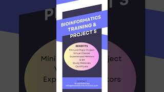 Bioinformatics Training Research Projects Bioinformatics Internships