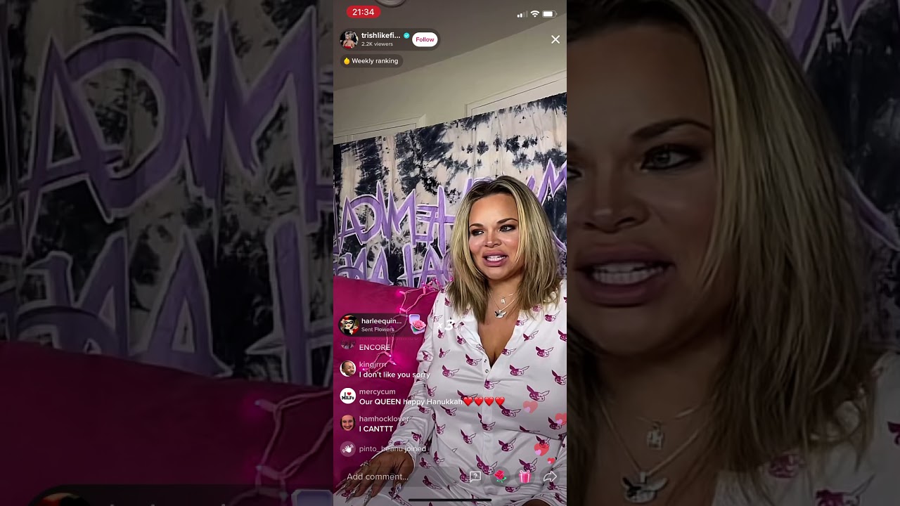 trishalikefish singing defying gravity offkey for 1 minute and 44 seconds