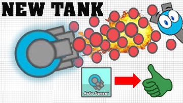 NEW AUTO GUNNER TANK / Diep.io Update OP New Class / Auto Gunner Gameplay Diepio