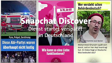 Was ist Snapchat Discover?