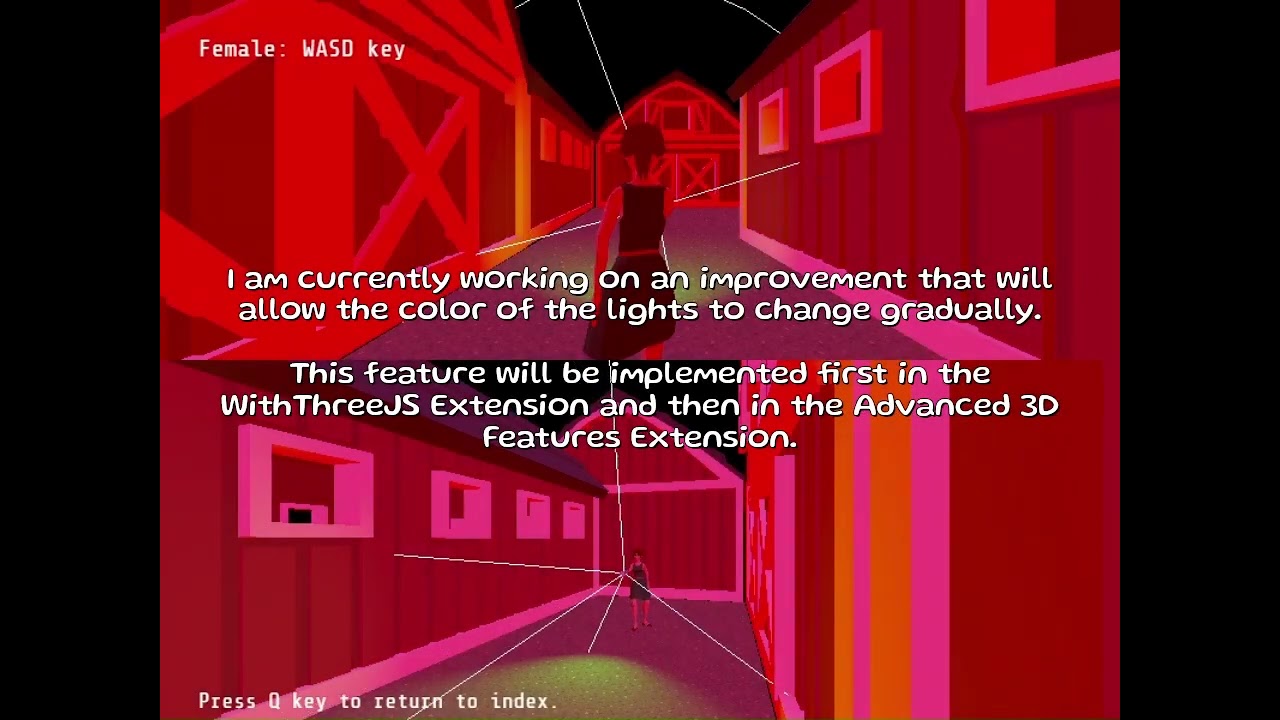 [WIP] Add gradual color change feature to lights in 3D Extensions.