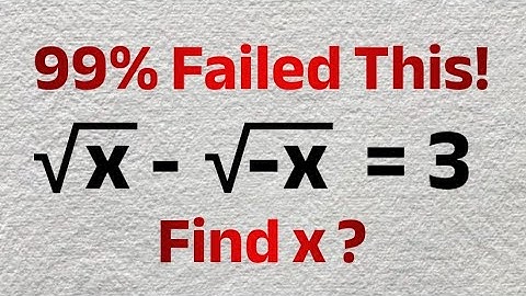 Is There A Real Or Complex Solution? Viral & TRICKY Radical Equation - Math Olympiads, A-level Maths