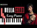 Bella Ciao La Casa De Papel EASY Piano Tutorial 